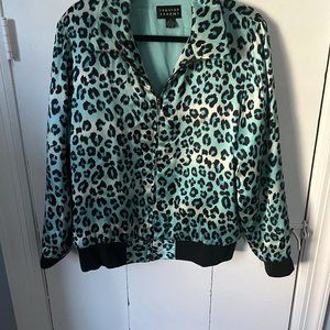 Spenser Jeremy Silk Bomber Jacket, size M